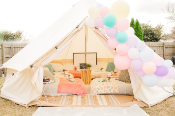 blog image Bell Tent Glamping Parties in Miami – Unique Sleepover Experiences at Home